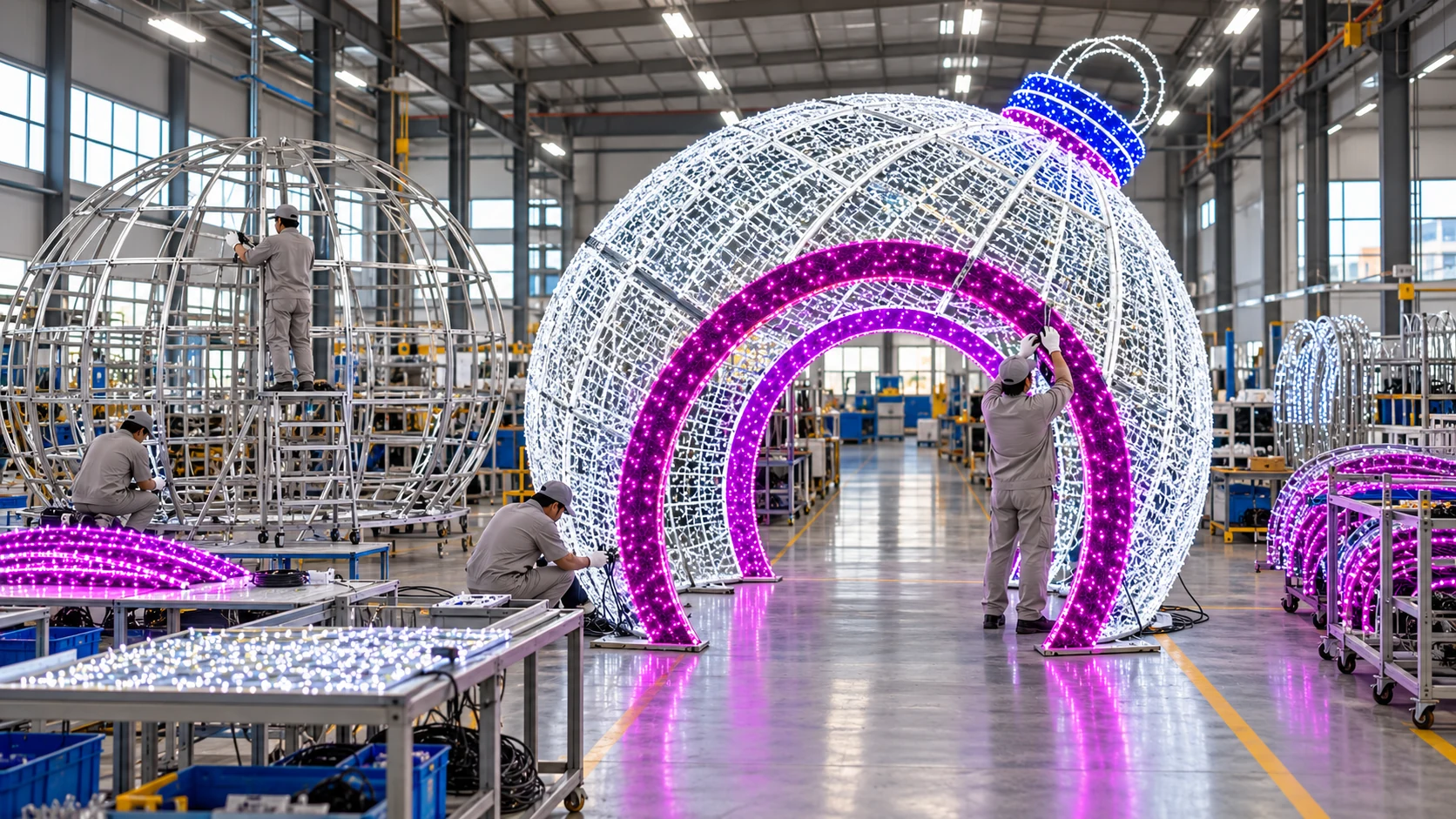 AI-generated Manufacturing & Quality Control scene — illustrative only