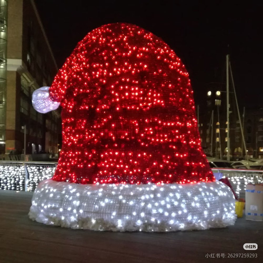 LED Santa Hat & Boot Displays
