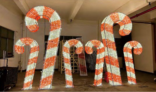 LED Candy Cane Displays