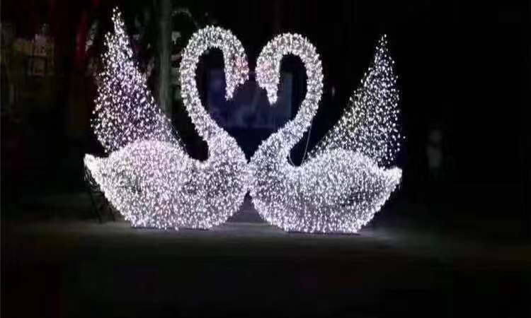 LED Bird & Swan Sculptures