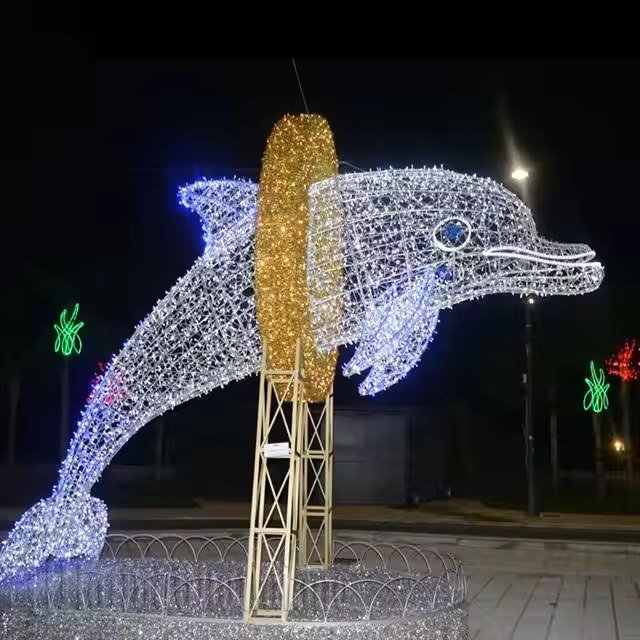 LED Marine Animal Sculptures