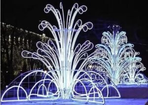 Sculptural Light Fountain