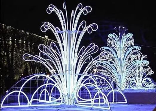 Sculptural Light Fountains