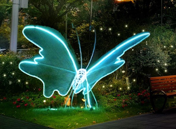 LED Butterfly Light Displays