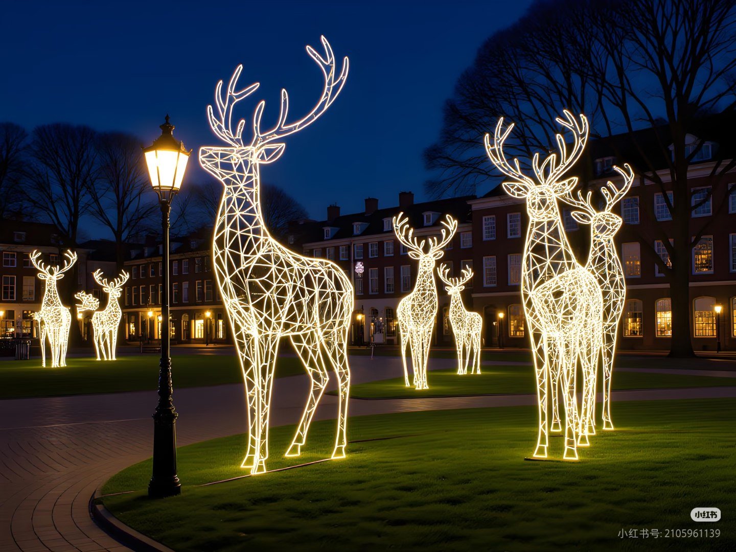 Animal light sculptures